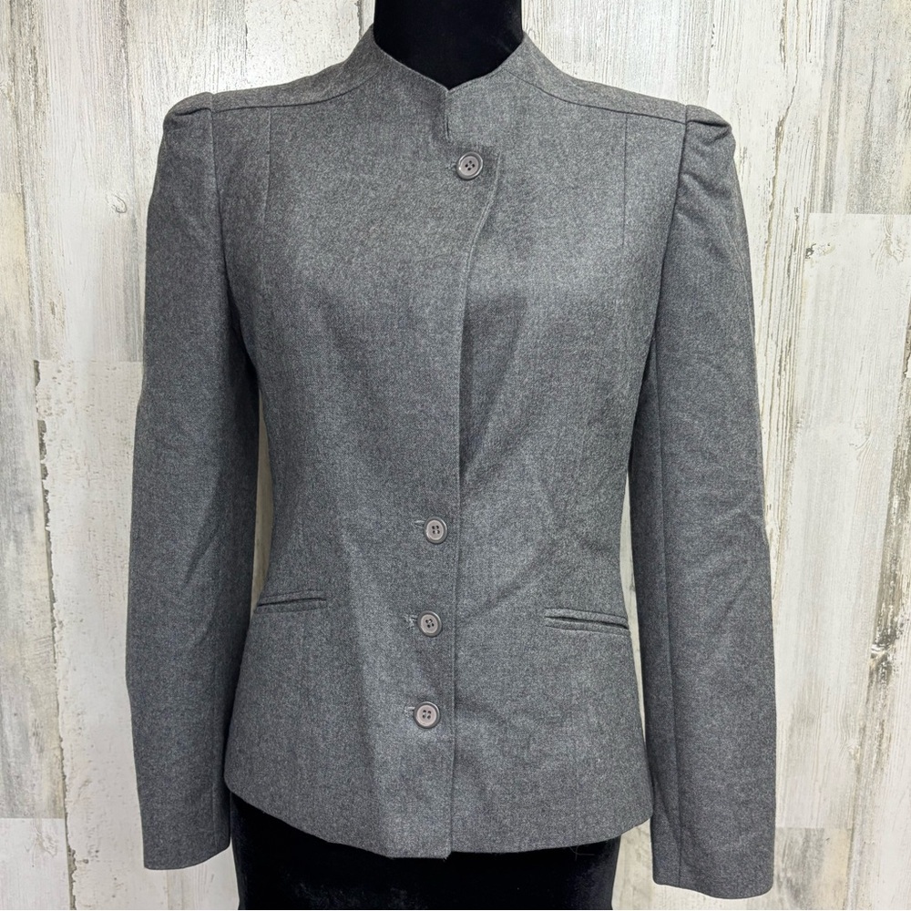 Cassidy Vintage 80’s Gray Wool Blazer